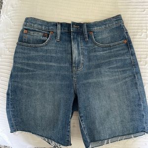 Madewell High Rise Denim Shorts